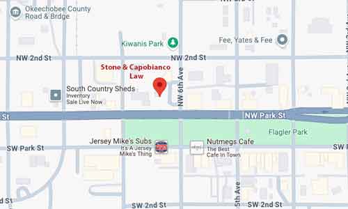 Stone & Capobianco personal injury law office at 608 NW Park St, Okeechobee, FL